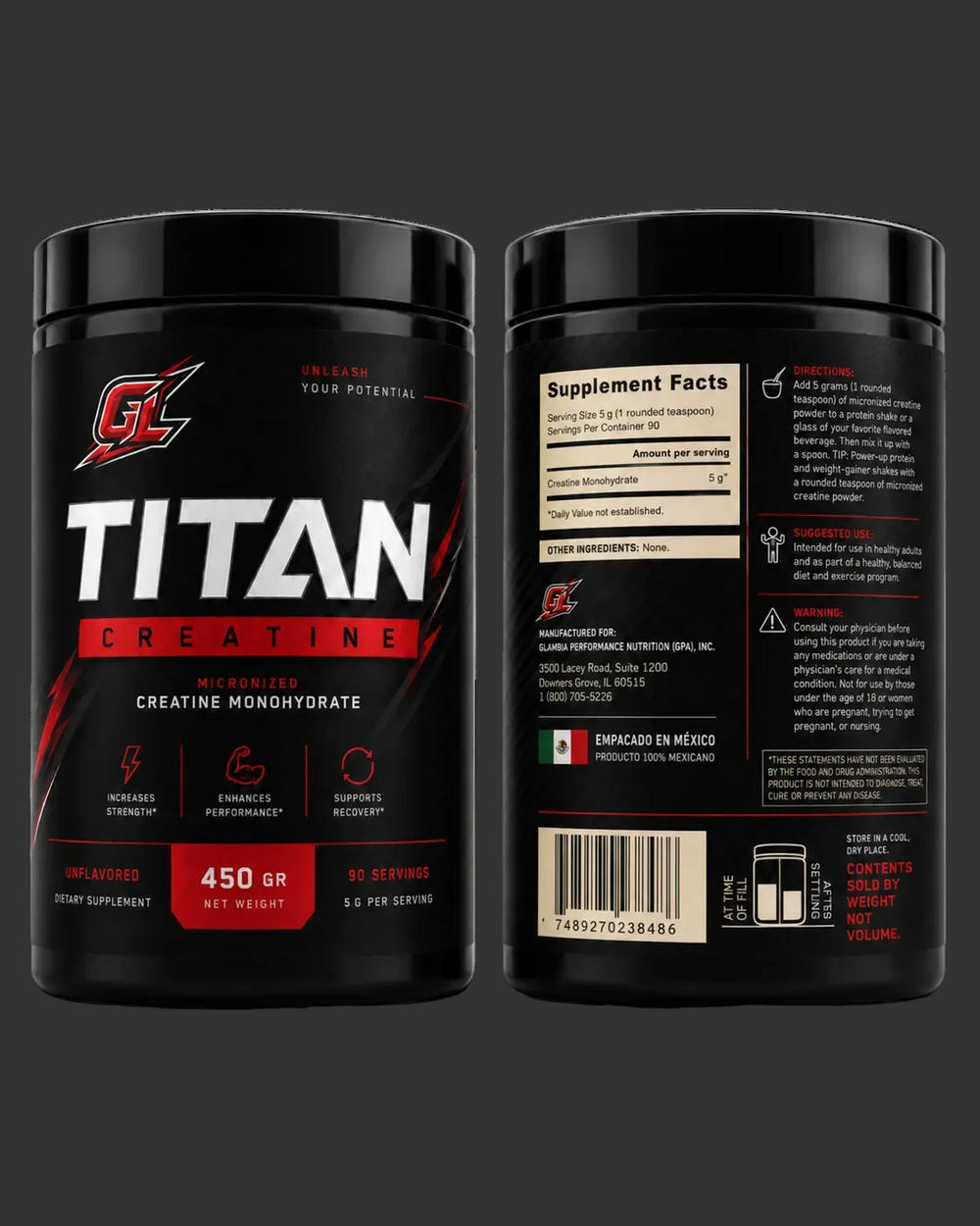 Creatina Titan by Galaz Labs