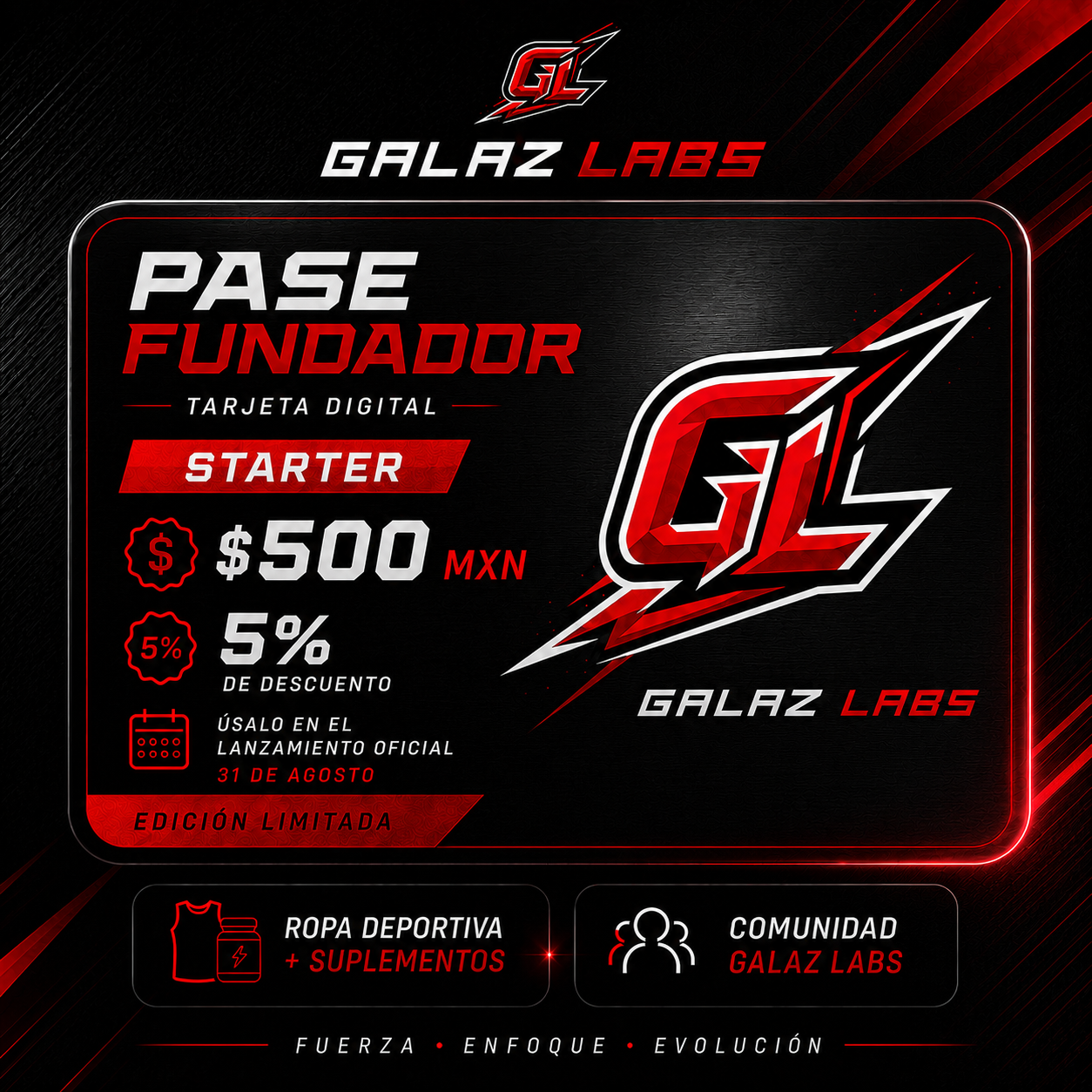 Pase Fundador Starter